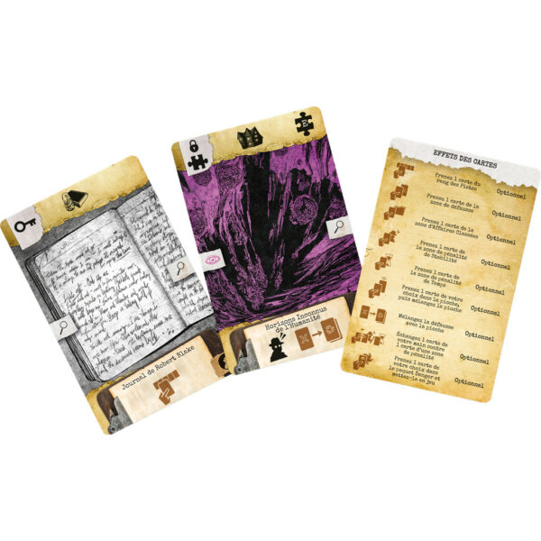 cartes Arkham Noir gouffres insondables de ténèbres