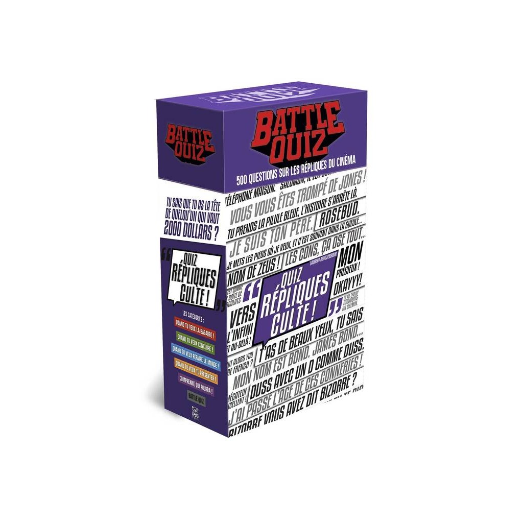 boite Battle Quiz : Repliques Cultes