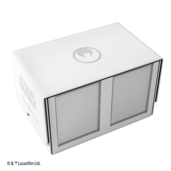 Vue fermée de la double deck box white/black