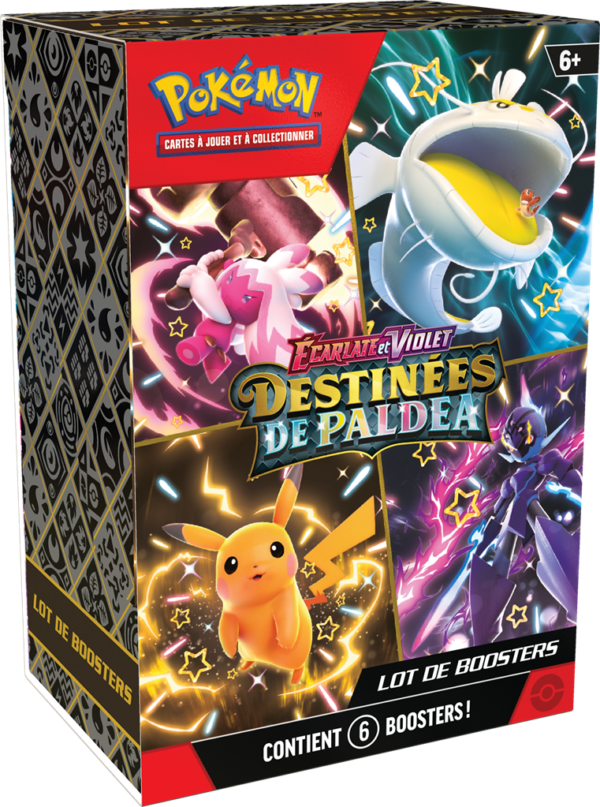 Vue de face du Bundle pokemon destinés de paldéa