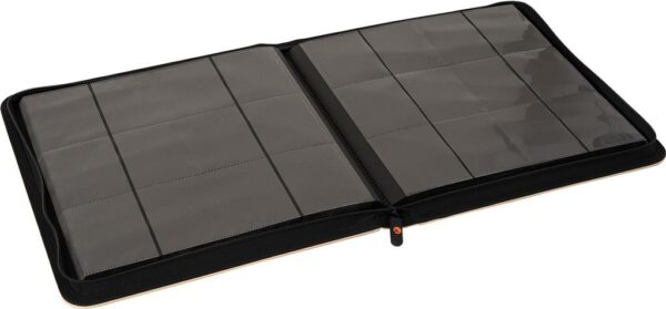 Vue ouvert classeur WiseGuard - Zip Binder 480 cartes