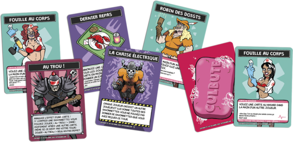 Vue des cartes Lâche pas la savonnette : Couloir de la mort