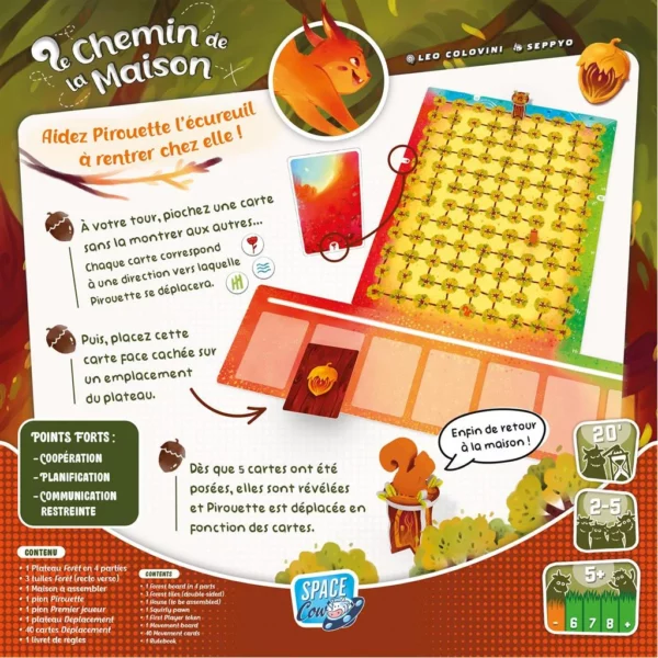 Le chemin de la Maison vue de dos