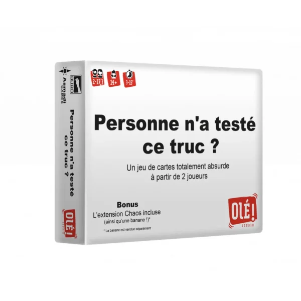 Face Personne n'a testé ce truc ?