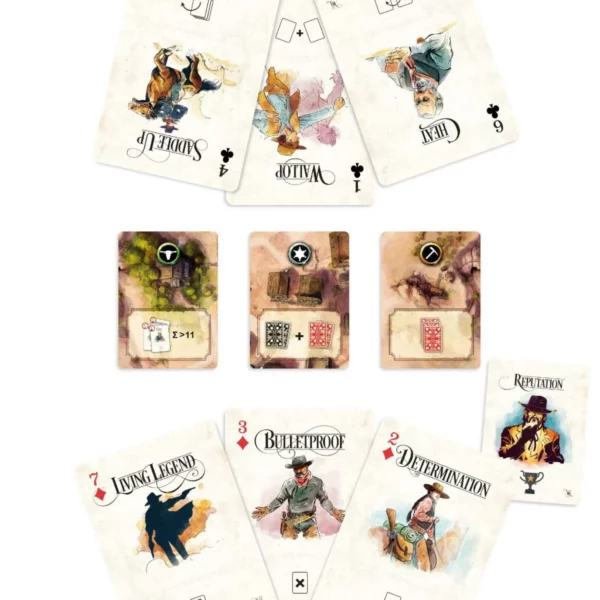 vue cartes Western Legends - Showdown