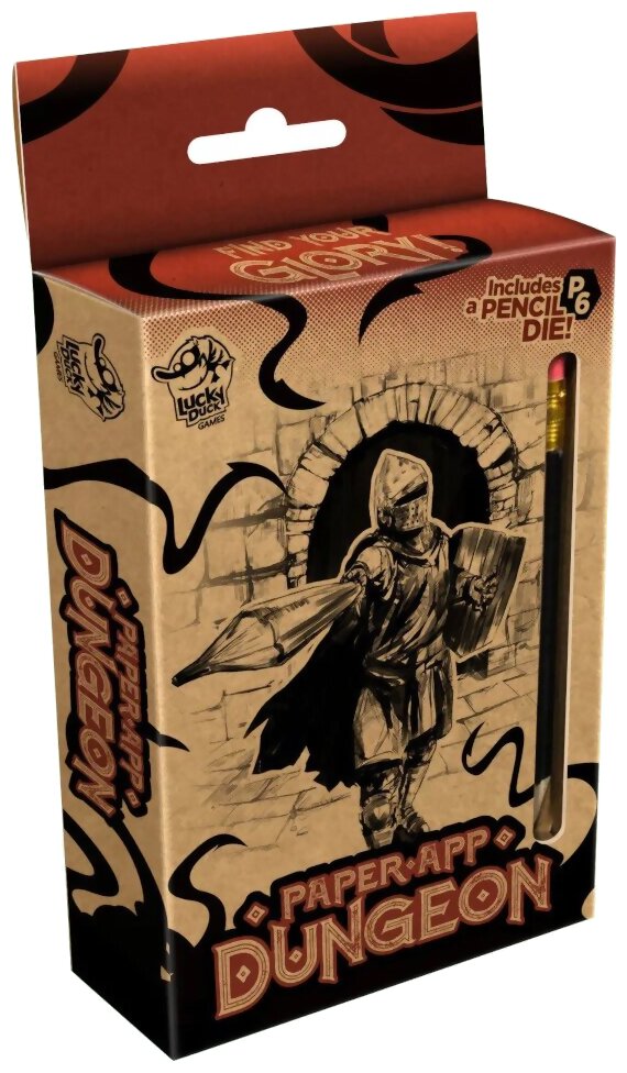 vue de face du jeu Paper App Dungeon