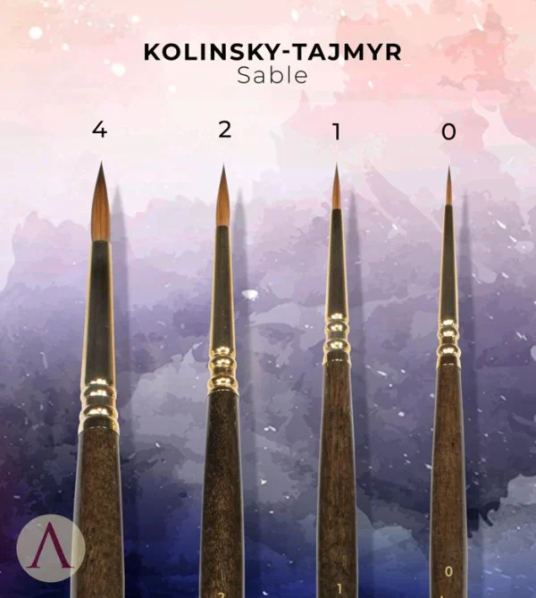 Brushès - Miniatures Luxury taille des pinceaux