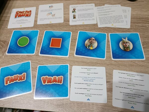 C'est pas faux vue plateau