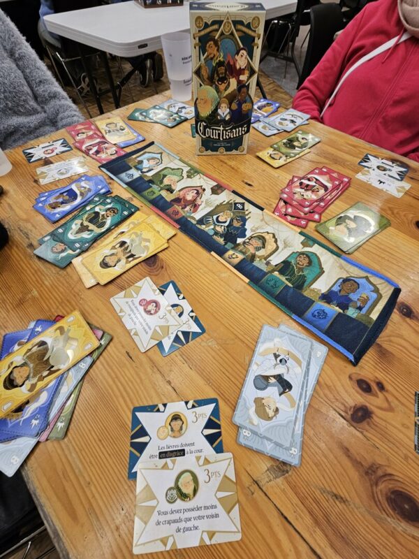 Courtisans vue plateau 2