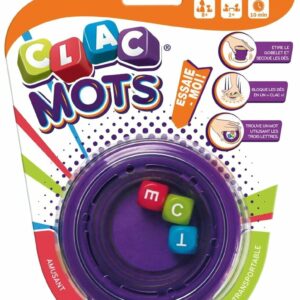 vue de face de la boite Clac Mots