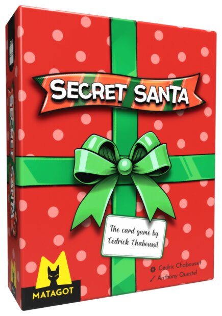 vue de face boite du jeu Secret Santa