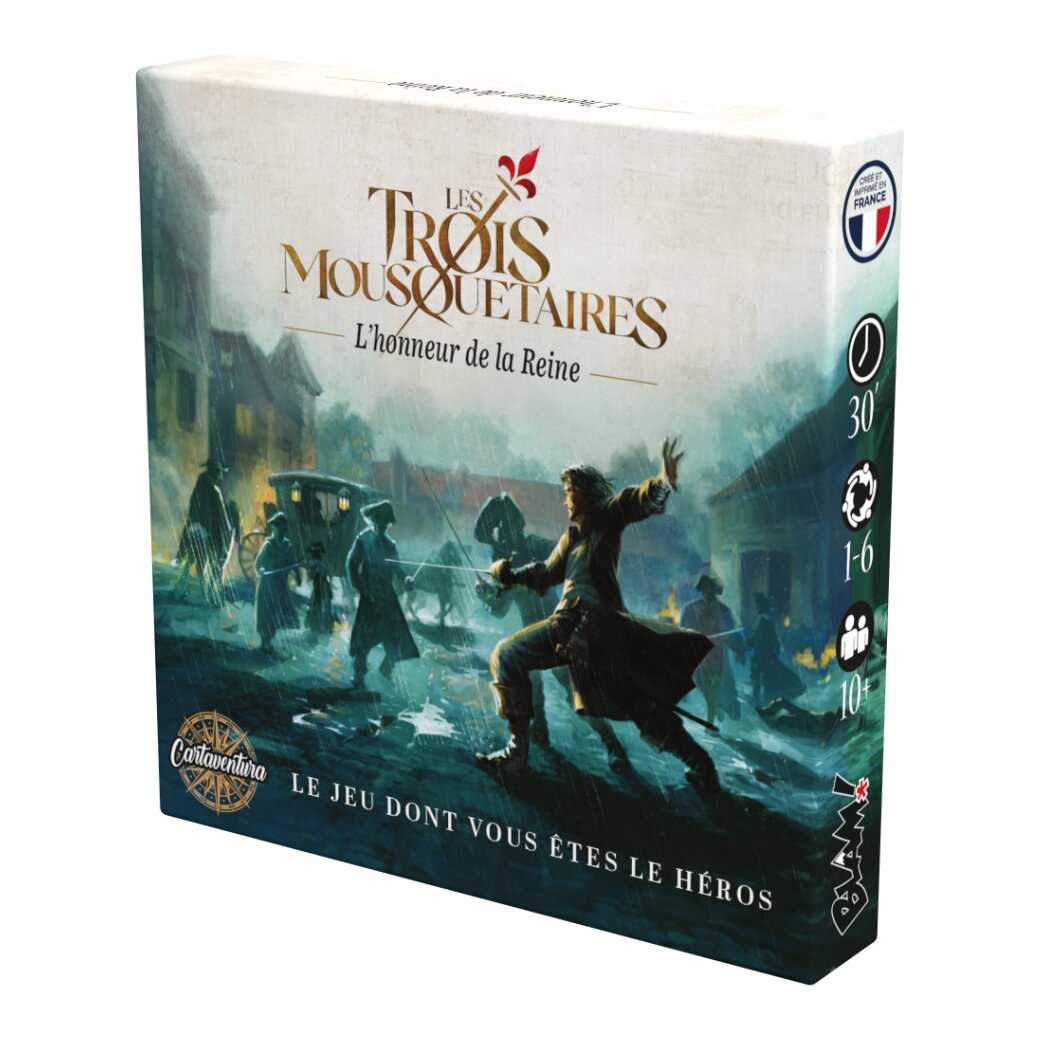 boite de jeu Cartaventura - Les Trois Mousquetaires