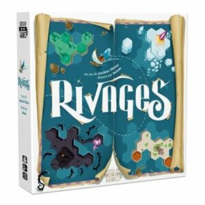 vue de face de la boite du jeu Rivages