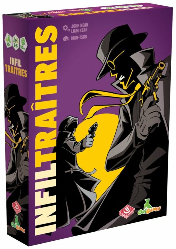 vue de face du jeu Infiltraîtres