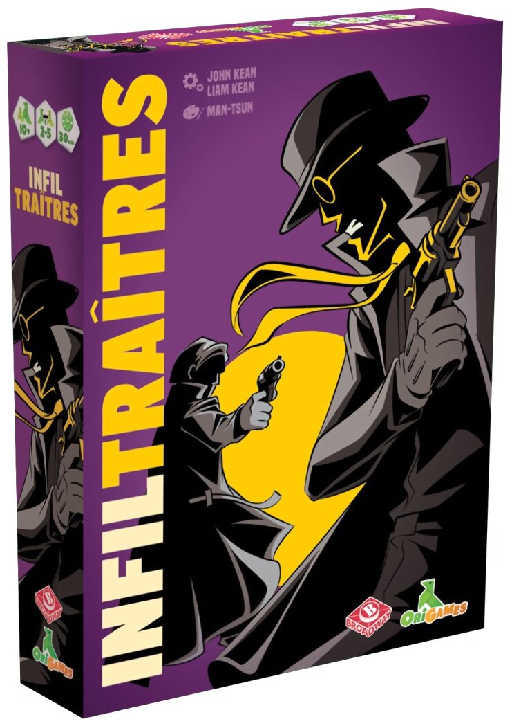 vue de face du jeu Infiltraîtres