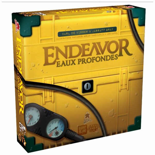 vue de face de la boite du jeu Endeavor - Eaux Profondes