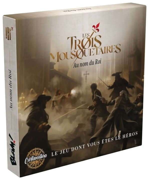 boite du jeu Cartaventura - Les Trois Mousquetaires Au Nom Du Roi