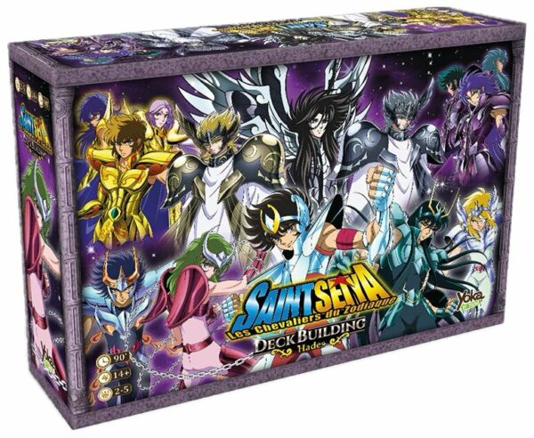 vue de face de la boite du jeu Saint Seiya - Hades