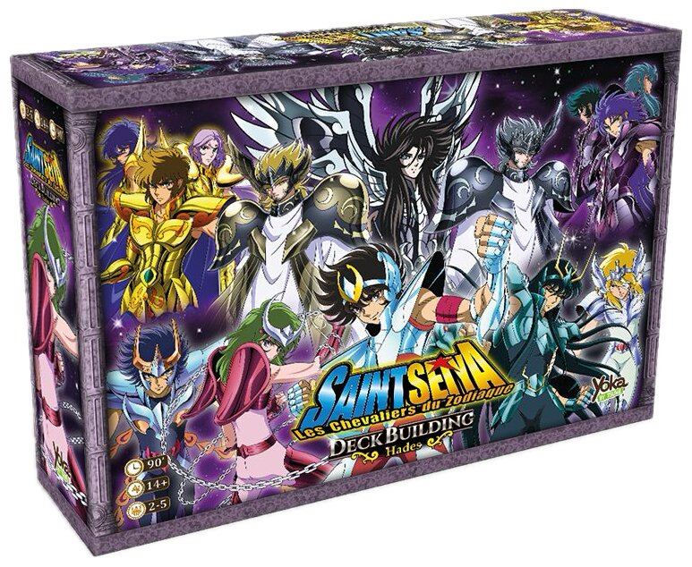 vue de face de la boite du jeu Saint Seiya - Hades