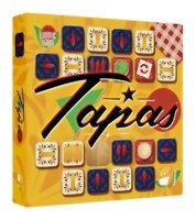 vue de face de la boite du jeu Tapas