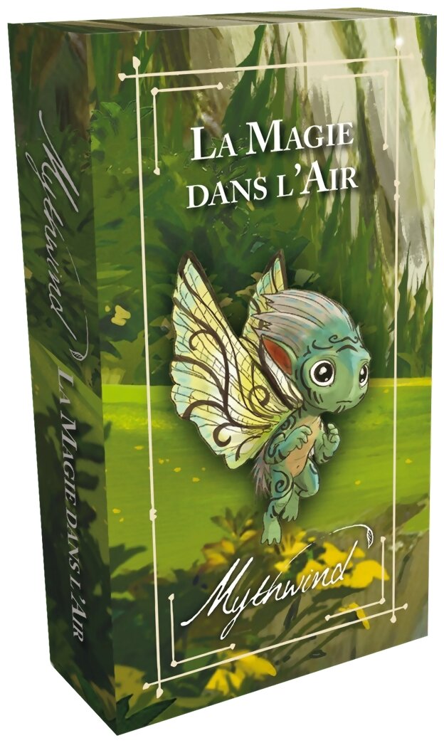 vue de face de la boite du jeu Mythwind - La Magie Dans L'Air