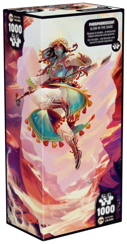 vue de face de la boite de Puzzle Twist Phosphorescent - Desert Spirit