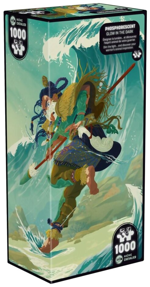 vue de face de la boite du jeu Puzzle Twist Phosphorescent - Sea Spirit
