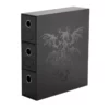 Vue fermé dragon Fortress Card Drawers noir
