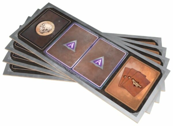 vue de face du jeu AracKhan Wars - Set 4 Plateaux Joueurs