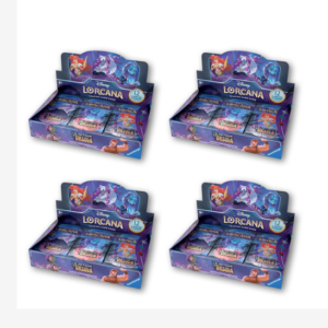 4 Display de 24 Boosters Disney Lorcana - Le Retour d'Ursula (case scellée)