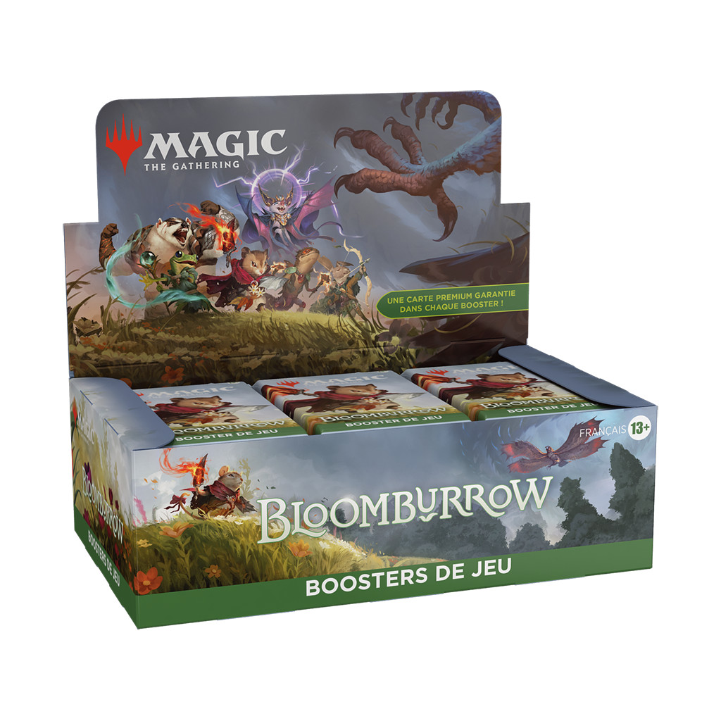 vue de face de la boite Bloomburrow - Boite de 36 boosters de jeu