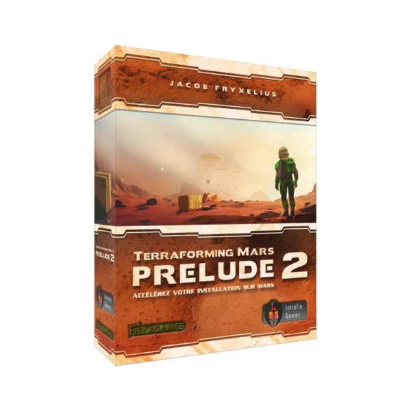 Vue de face de la boite Terraforming Mars : Prélude 2