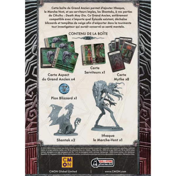 Ithaqua Le Marche-Vent - Cthulhu : Death May Die dos boite