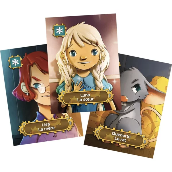 Des Bruits dans la Nuit cartes personnage