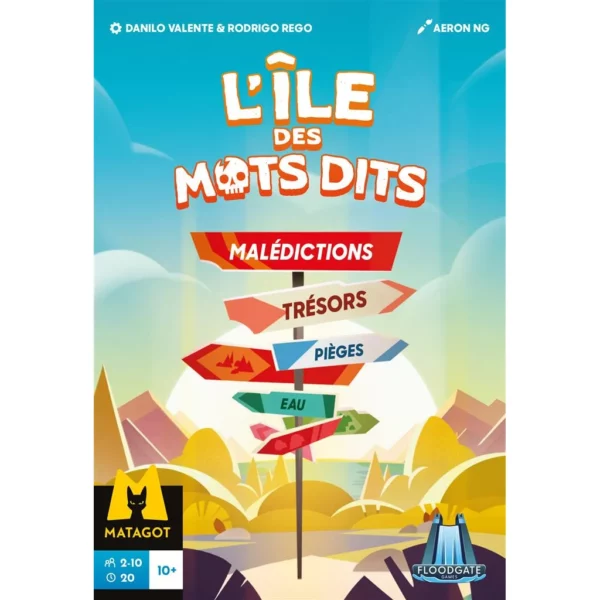 vue de face l'île des mots dits