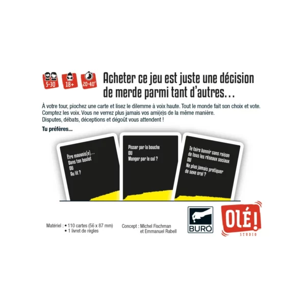 Dilemmes de merde dos