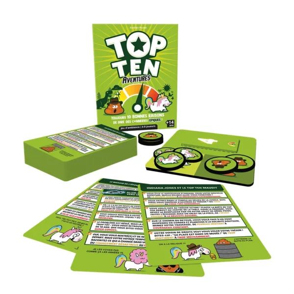 Top Ten Aventures cartes