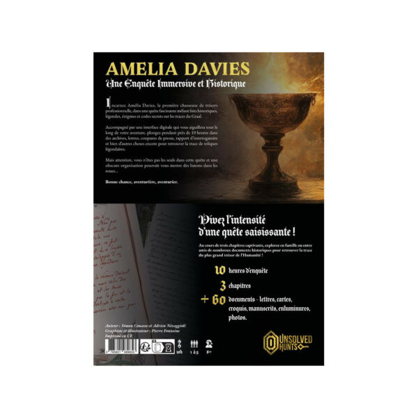 Amélia Davies - La Quête du Graal dos