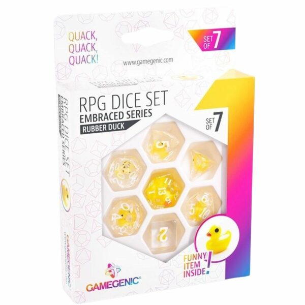 Set de 7 Dés RPG - Embraced Series - Rubber Duck